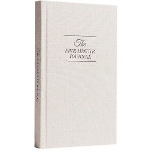 The Five-Minute Journal Hardcover in Cream - brand new and unused